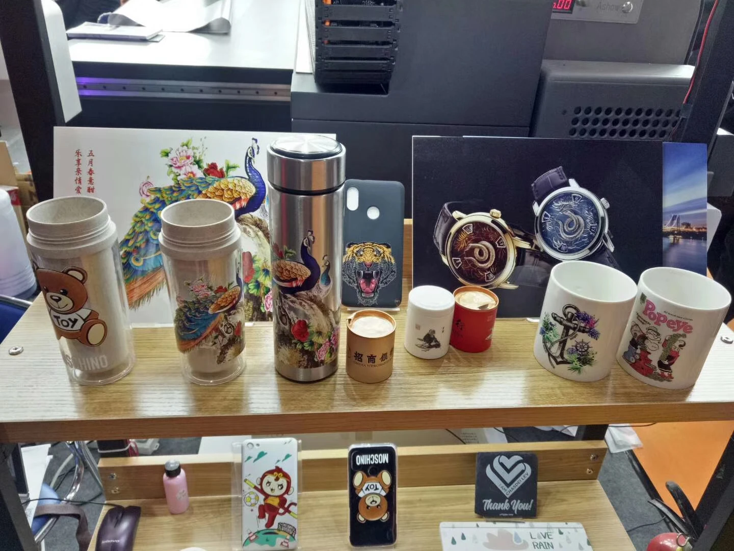 Allphic Available In All Sizes Phone Case Wood glass printing machine Uv Printer Uv Flatbed Printer