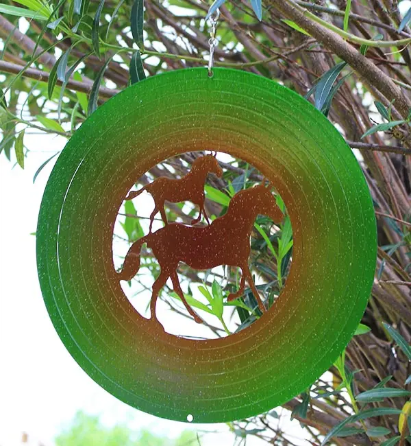 
High Quality Stainless Steel Animal Hanging Metal Wind Spinner For Home or Garden Decoration 