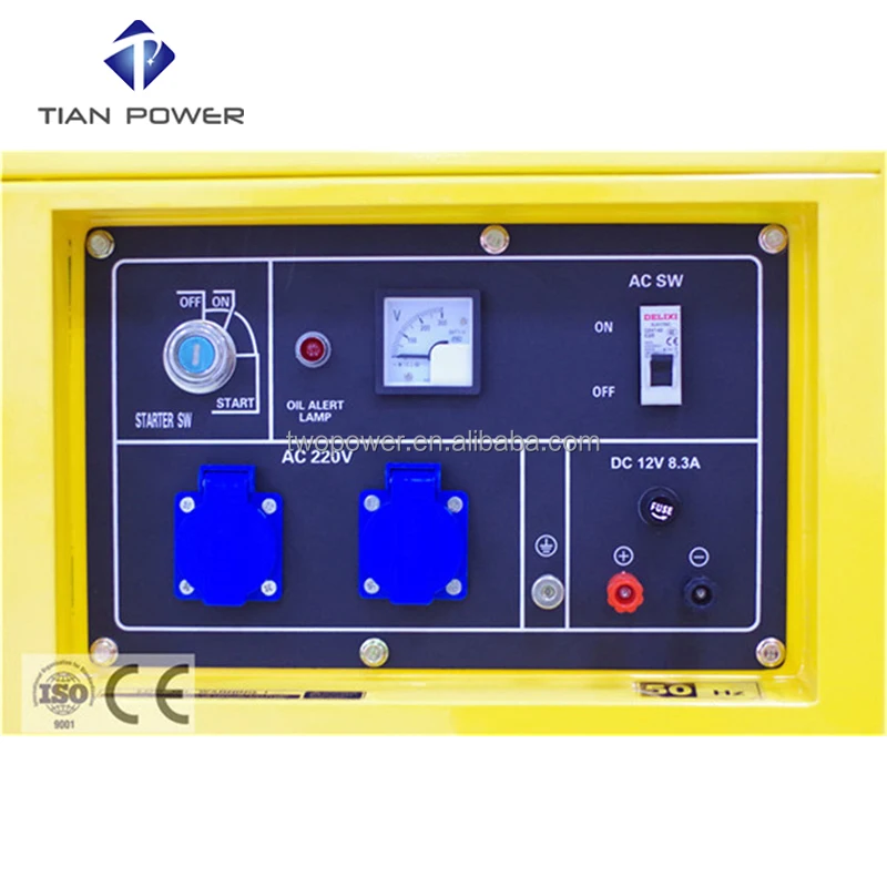  OEM factory 6KW silent diesel generator control