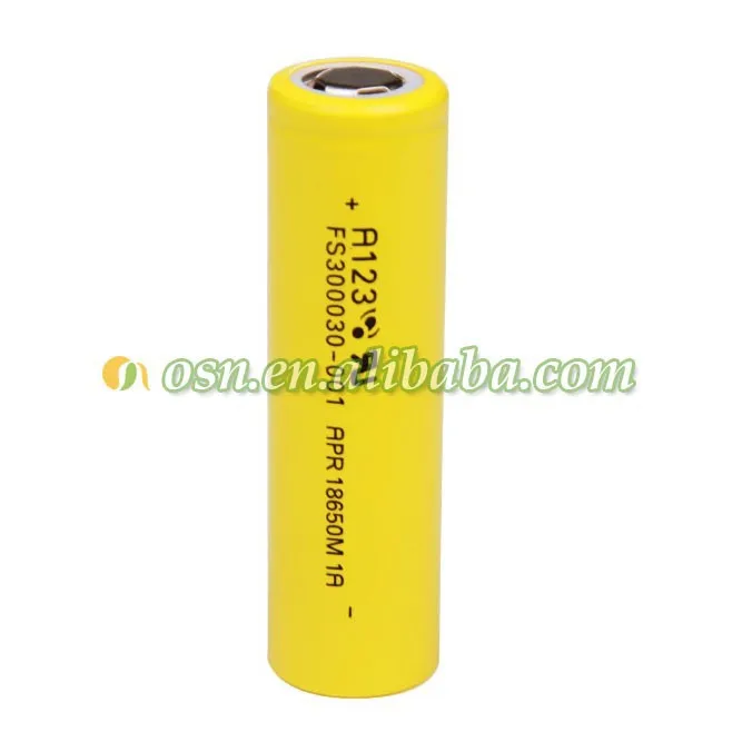 lifepo4 A123 18650 APR18650M1A 1100mah 3.3V rechargeable battery