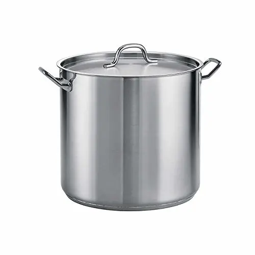 Induction Bottom Double Ears Stainless Steel Aluminium Large Commercial Cooking Pots for Sale