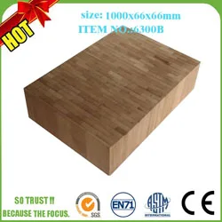 Hot Sale China Carbonized Horizontal 30mm Edge Grain Faux Decorative Plywood Bamboo Panel