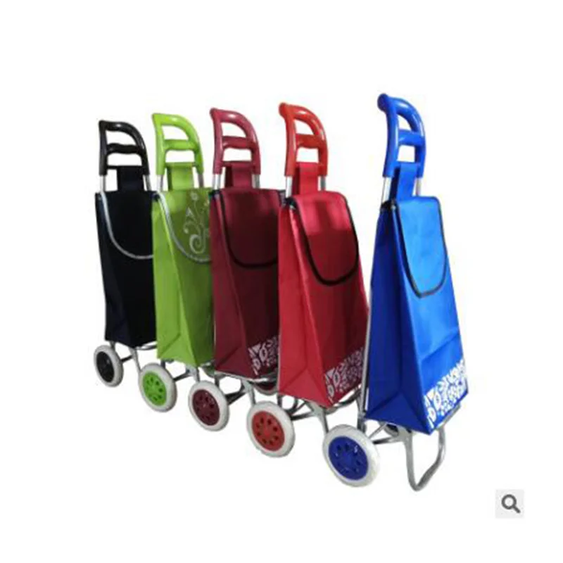 
Wholesale High Quality Foldable Shopping Bag Reusable Shopping Trolley Cart 