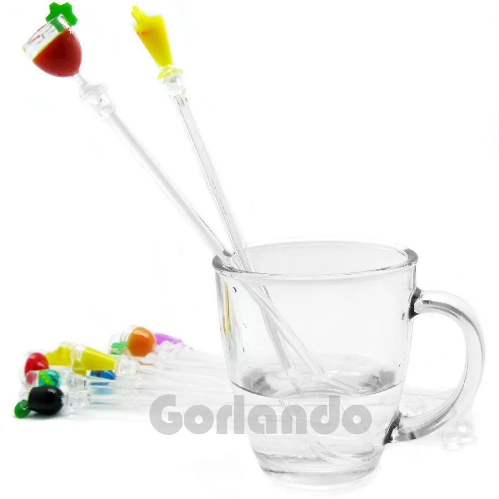 Disposable Plastic Coffee Tea Drink Glass Cocktail Stirrer