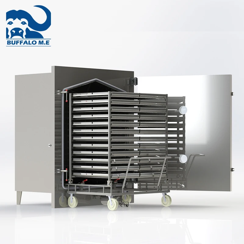 high frequency continuous vacuum dryer for food