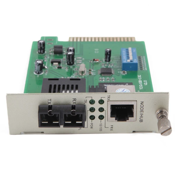 MM 1310нм 2км 10/100М SC Оптическая Медиаконвертерная карты