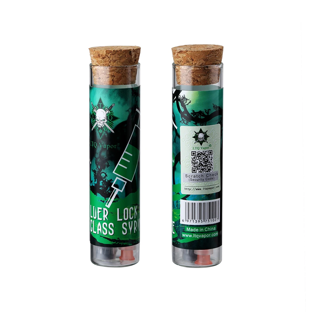 Reusable luer lock glass syringe 1ml (Shenzhen, China)