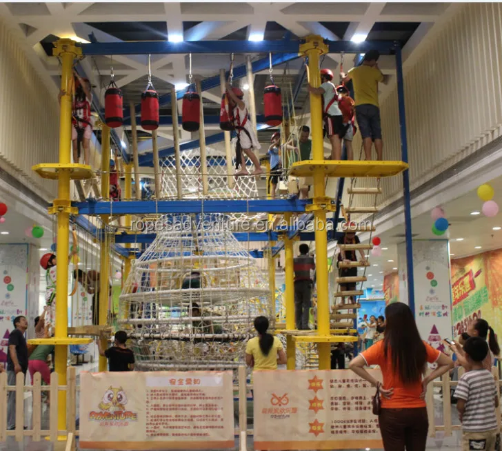 rope course amusement rides, children play equipment, fun fair games for sale