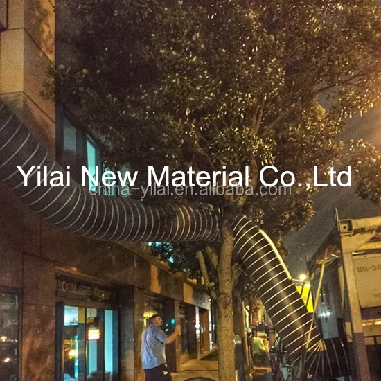 large diameter ventilation exhaust flexible duct, large diameter duct supplier from China
