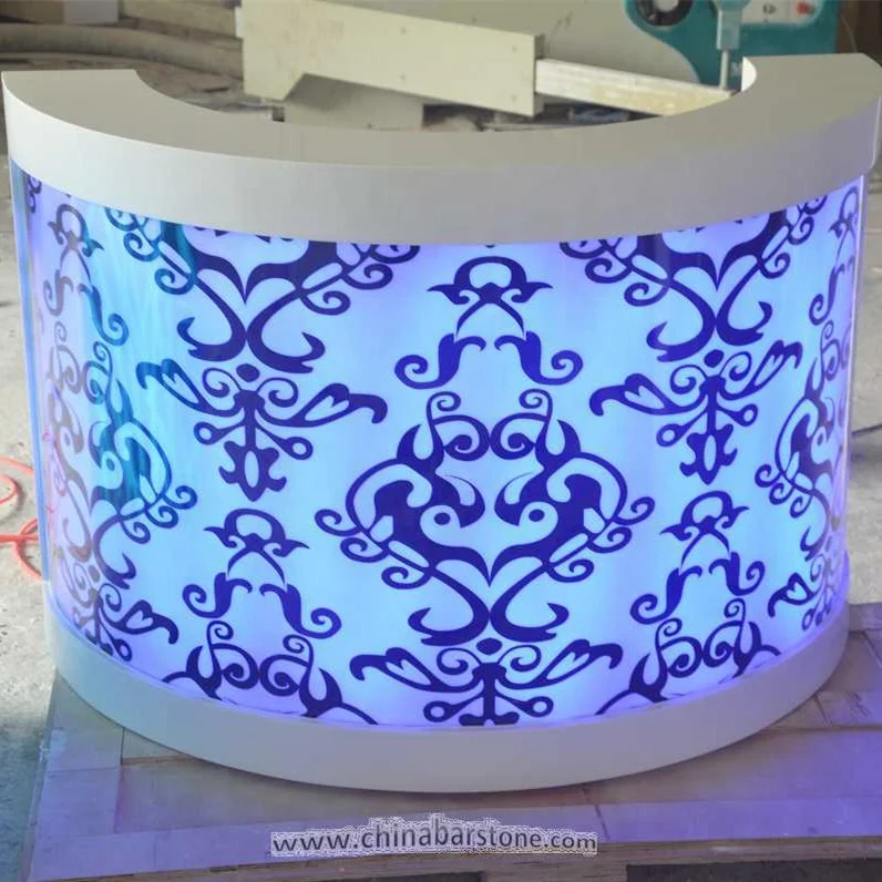 Customized Led displays dj equipment light mixer music mixer dj table stand booth