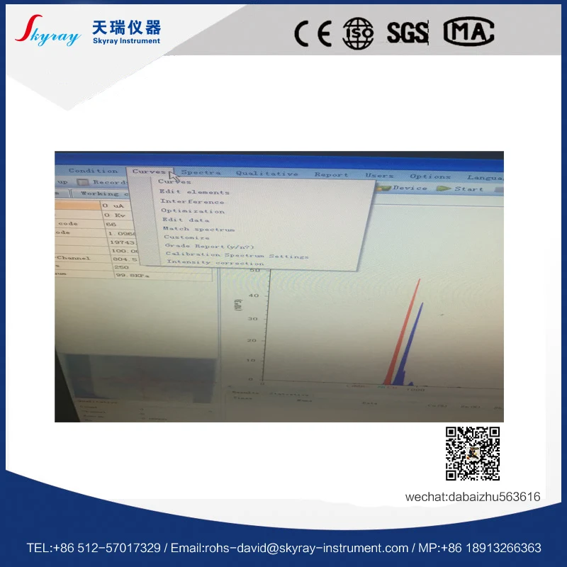 
laboratory equipment xrf metal analyzer spectrometer 