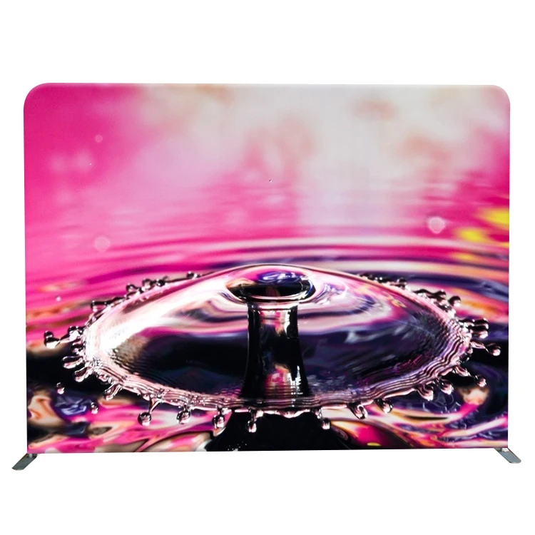 trade show studio backdrop tension fabric wall tv backdrop design