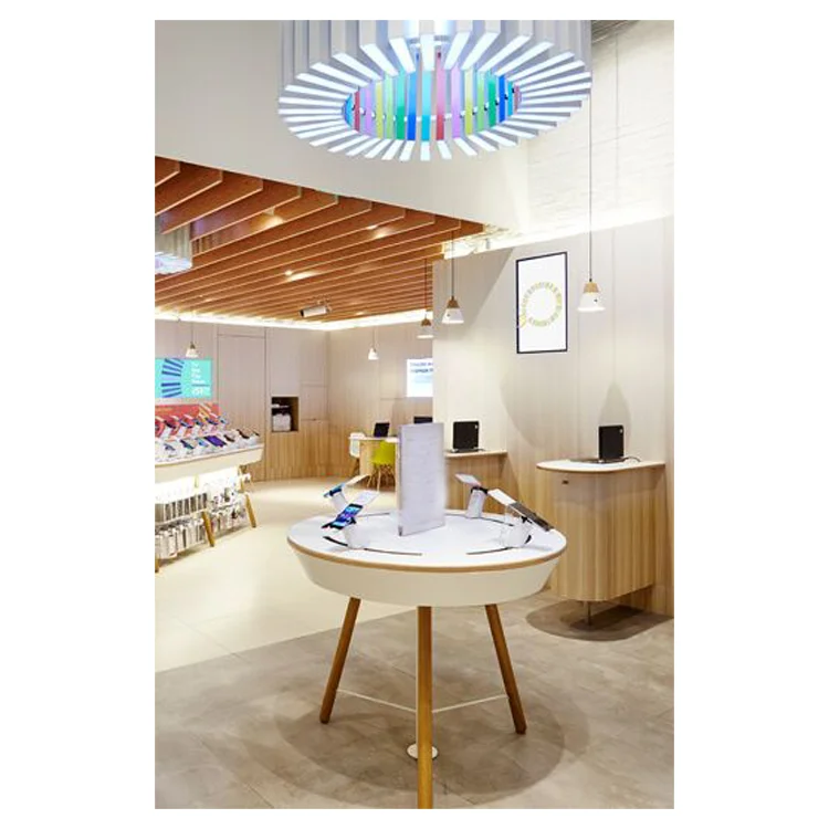 Round mobile phone display stand Optional mobile phone display showcase mobile phone shop interior design