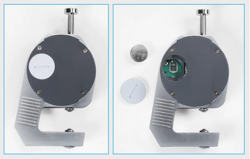 LCD Display 0.5' 12.7mm 0.01mm Thickness Measure Metal Aluminum Sheet Leather Electronic Thickness Gauges Measuring Instrument