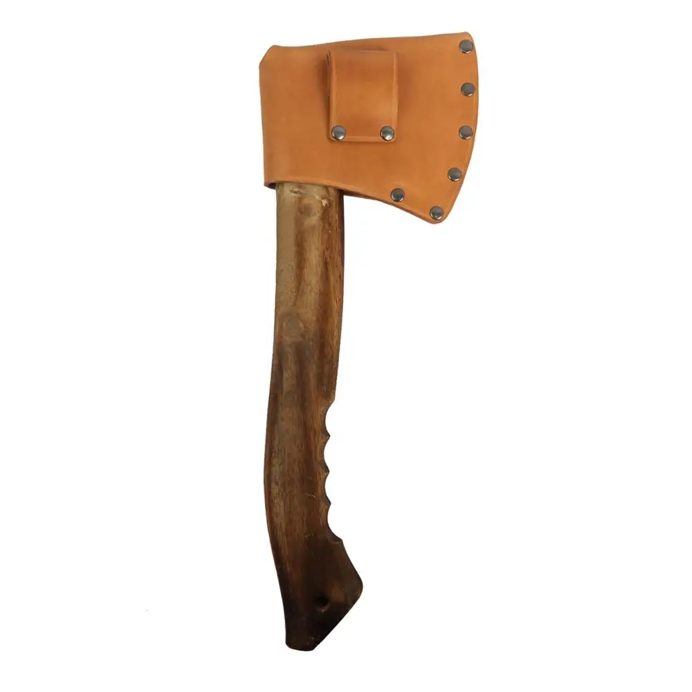 
Thick leather axe head cover woodworker axe sheath 