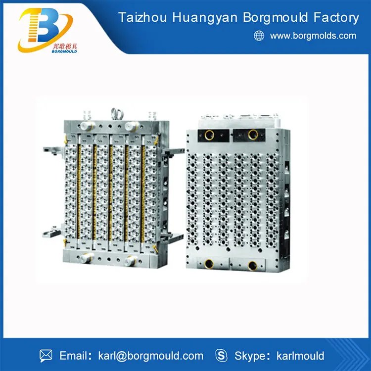 High precision plastic PET preform hot runner mold
