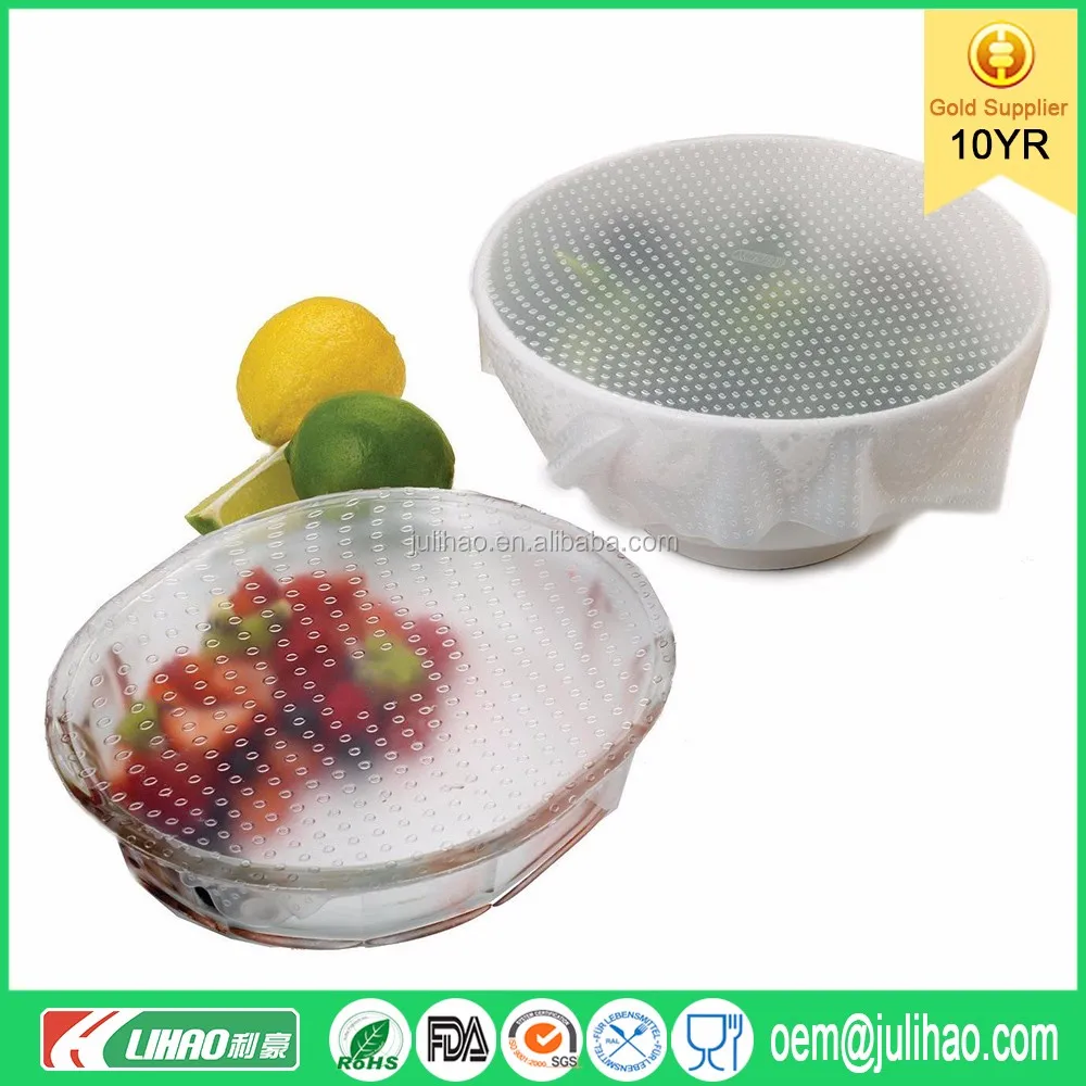 Eco-friendly BPA free Silicone Stretch And Fresh Shrink Wrap
