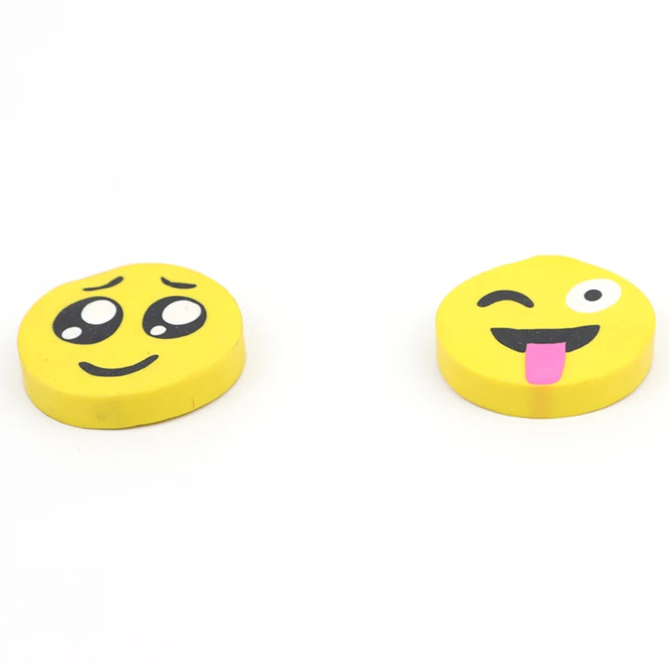 Best Prices Laser Nubuck Eraser Of Yellow Emoticons  In Store