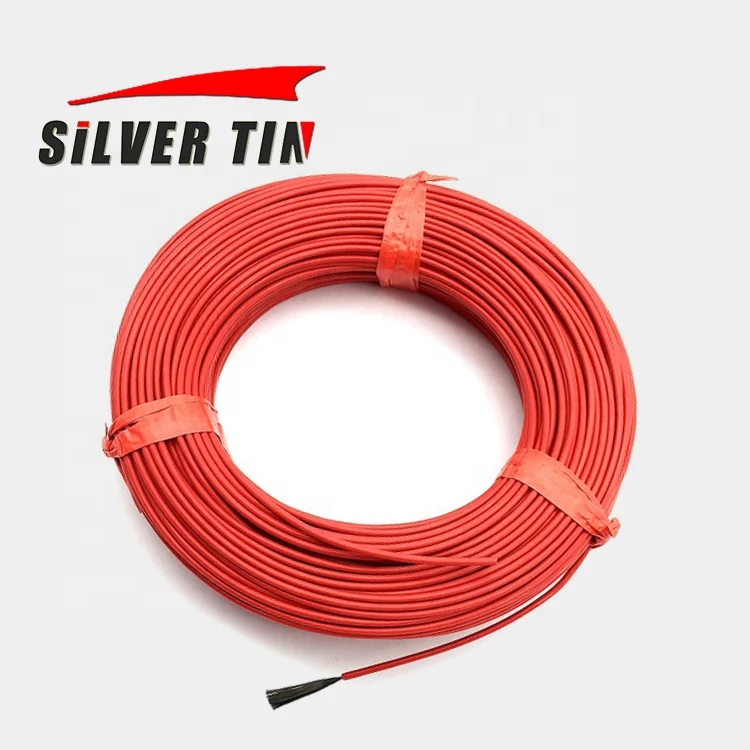 Far infrared underfloor heating cable PTFE insulated heat resistance carbon fiber electric wire