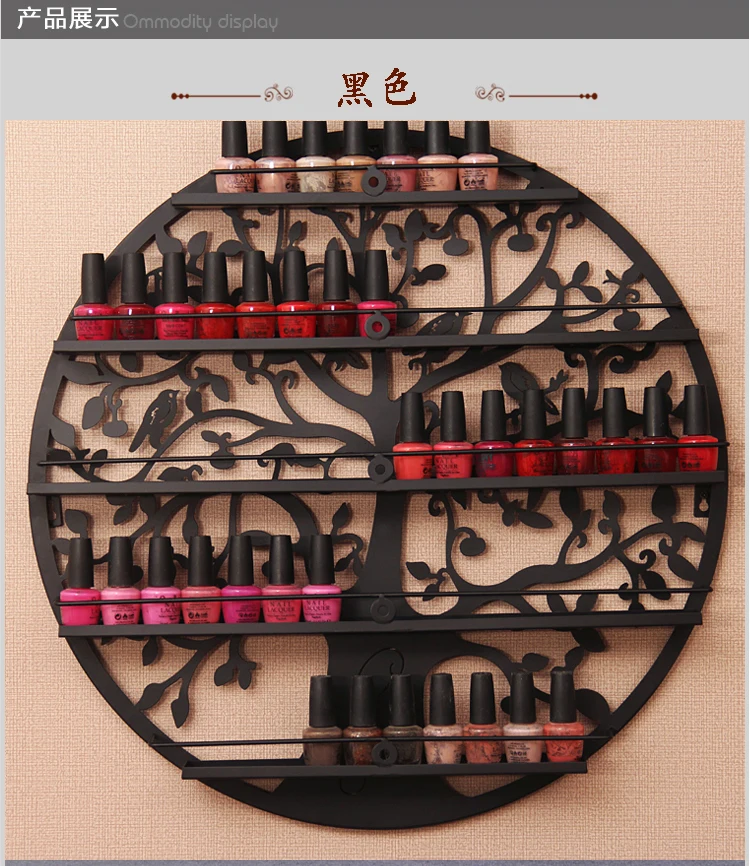 NAILTALK New Design  5 Layer Polish  Color Chart Art Book Acrylic Lipstick Nail Polish Display Stand