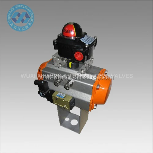 Air Blast Valve Double Acting Spring Return Quarter-turn Pneumatic Actuator(Factory Price)