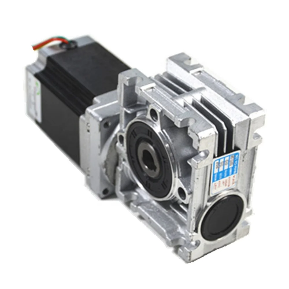 Шаговый двигатель NEMA 23 56 мм и 76 мм с червячной передачей RV30