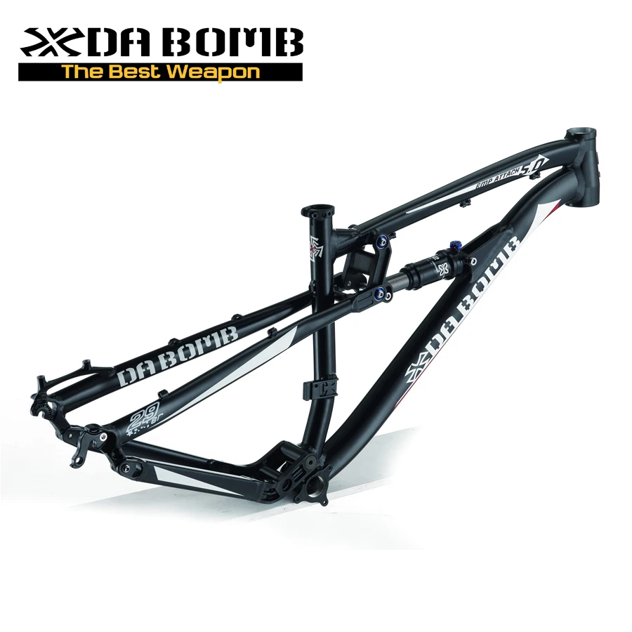 OEM 29er Full Suspension Aluminum XC Bike Frame
