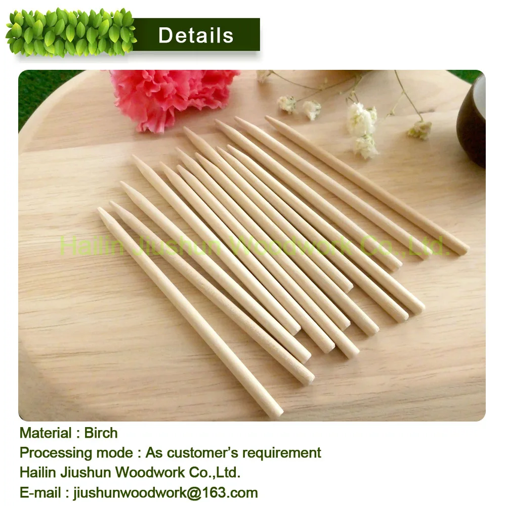 High quality disposable wood skewer /sticks