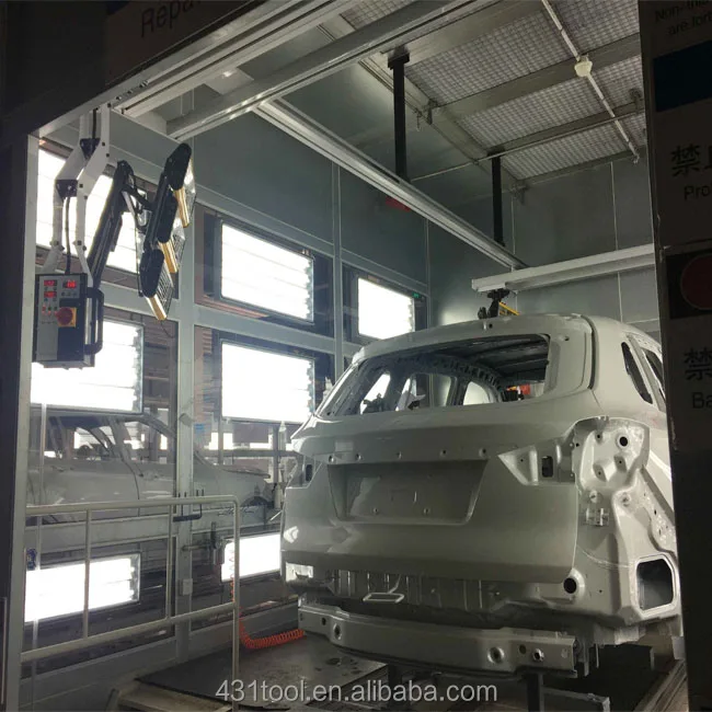 High quality & best sale Spray booth with infrared lamp