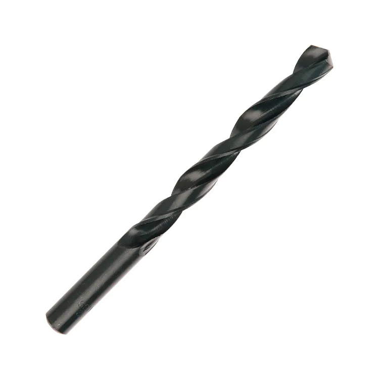 Black Oxide Rolled HSS-R HSS Drill Bits for Metal Drilling