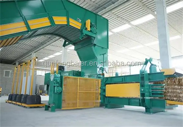 Automatic horizontal cardboard baling press machine Automatic OCC Paper, Cardboard, Waste Paper Baler