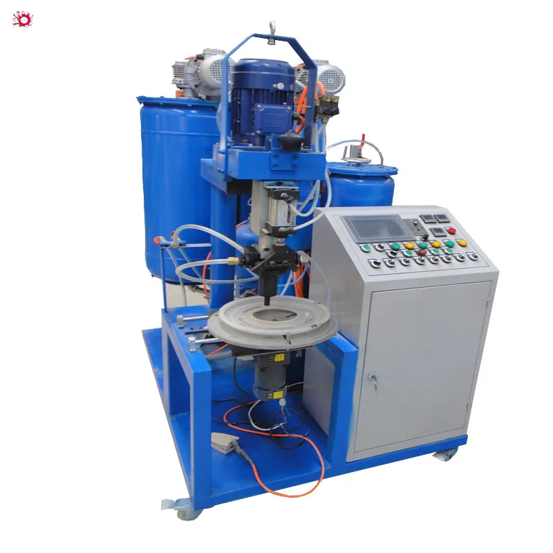 AB glue dispensing machine for cartridge filter end caps