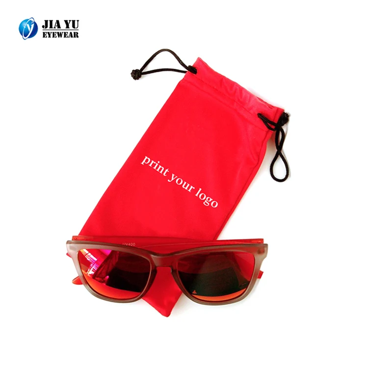 Wholesale Custom Printing Logo Soft Microfiber Sunglasses Pouch for Glasses Package