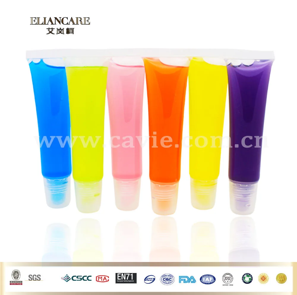 
OEM 15ml Beautiful Colorful Hotel Mini Shower Gel In Tube hand gel body wash bath set girt for kids 