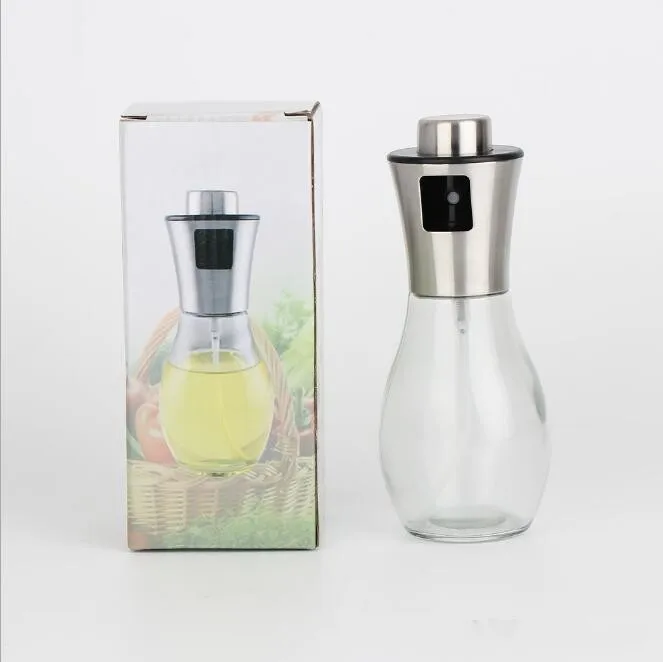200ml Kitchen Olive Oil glass bottle Mist Sprayer oil bottle