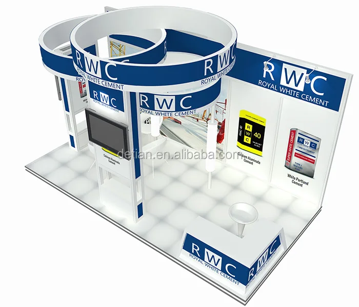 
portable 10 by 20 feet used trade show display booth, used trade show booth for exhibition design 