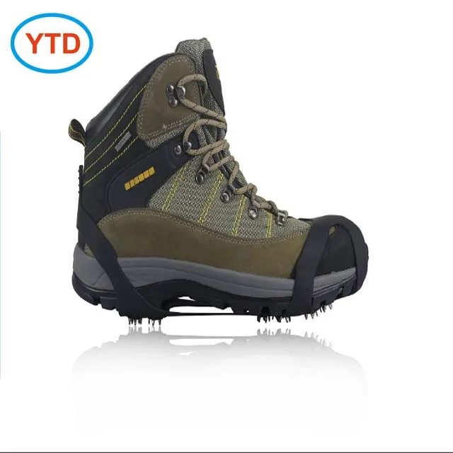 Ледяные Шипы из нержавеющей стали, 20 зубьев, шипы, скобы для мужчин, зимние уличные путешествия и туризм