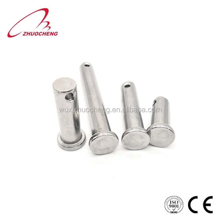 stainless steel round head clevis pin with hole