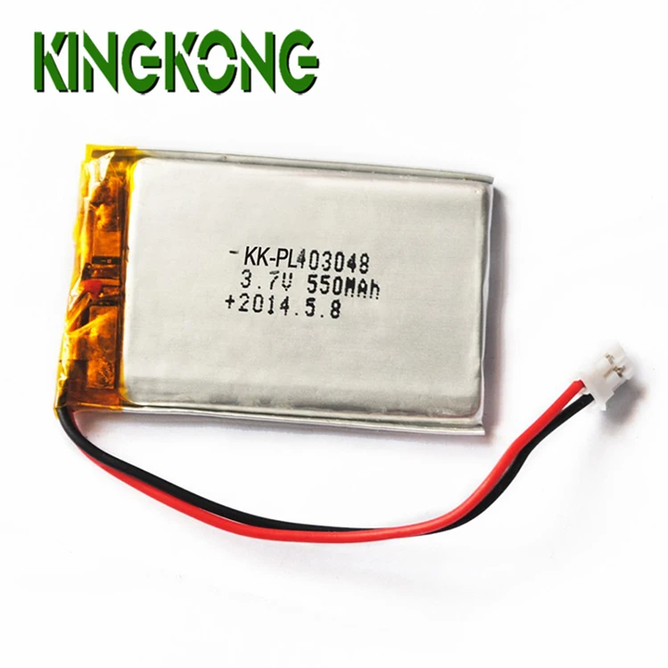 KingKong 402035 3.7v 550mah li-polymer rechargeable battery