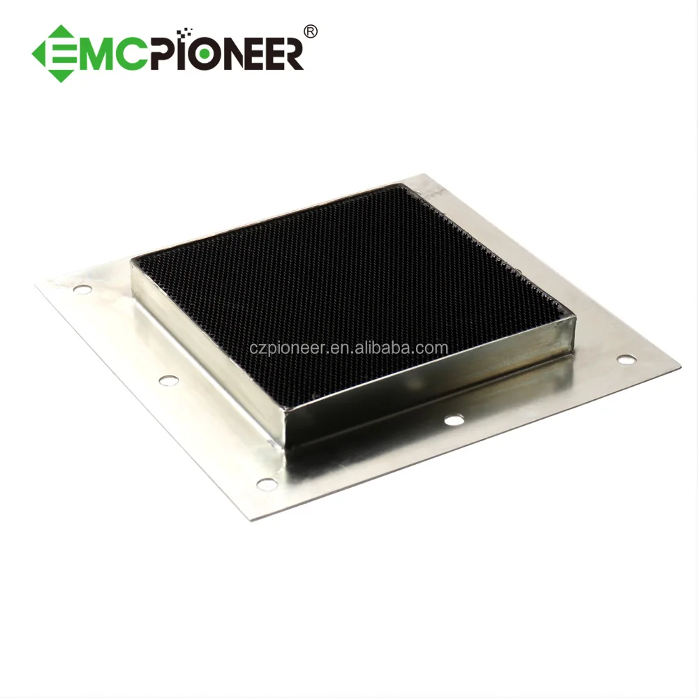 EMI RFI shield ventilation air filter