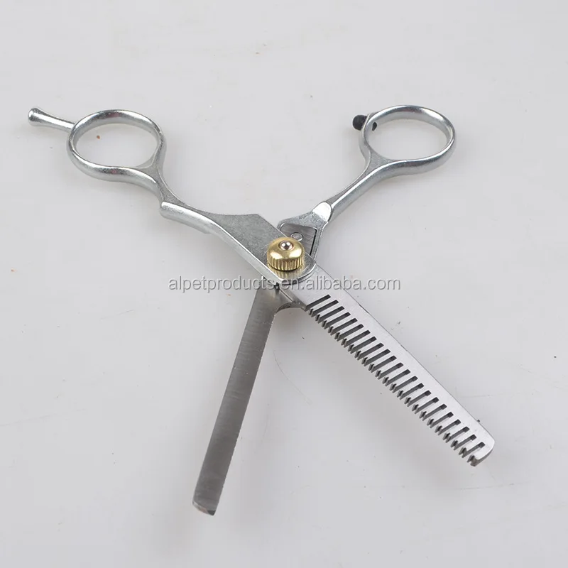 
Professional Pet Thinning Scissors with Toothed Blade Sharp Pet Grooming Scissors 
