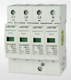 4 P 385 В LY1-C40 40Ka AC защита от перенапряжения устройство для системы молниезащиты