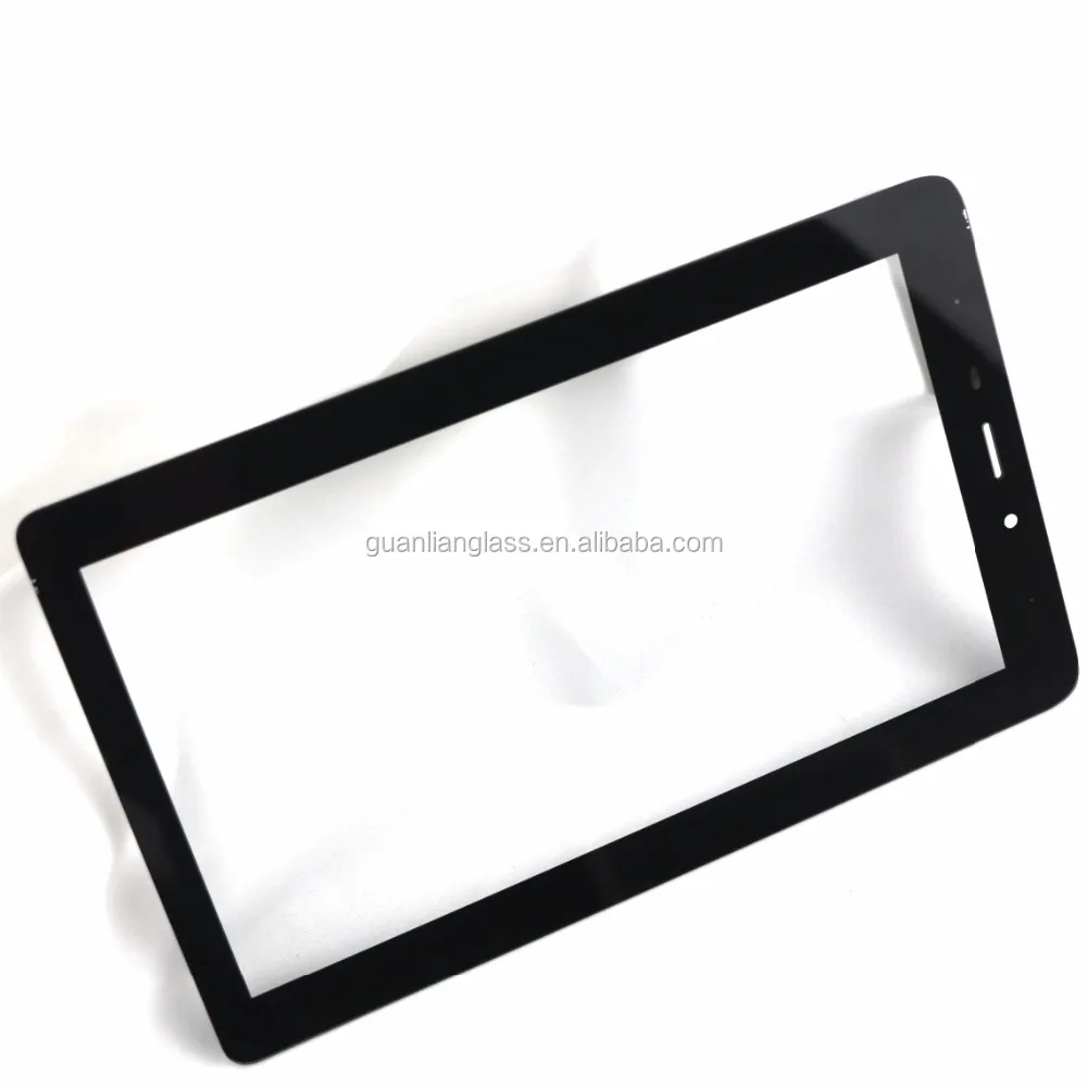 Плоский шелк трафаретная печать Цветное защитное закаленное электронный продукт панель 0,7 мм комплект из стекла для ЖК-дисплея