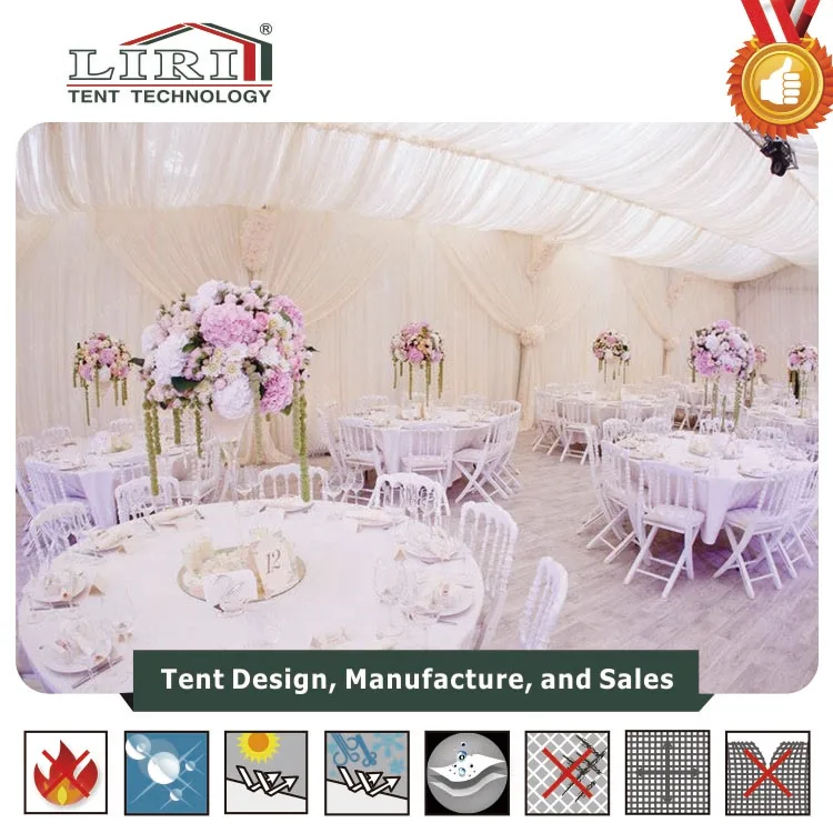 40x60m Big Aluminum Frame Traditional Party Wedding Tents with Sidewalls for Sale