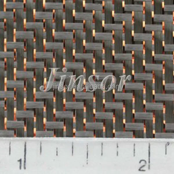 metallic glitter carbon fiber fabric