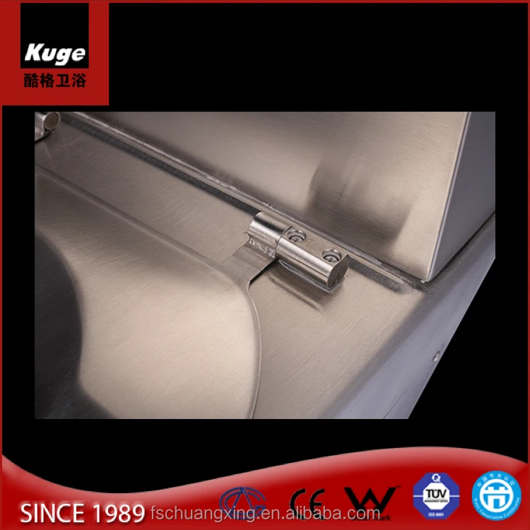 Commercial Hotel Nightclub Bar Floor Mount Toilet Stainless Steel Toilet Bowl Manufacturer