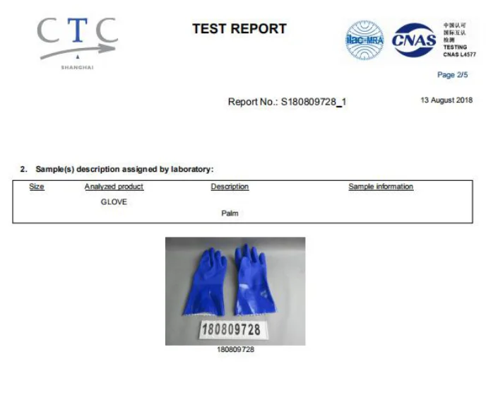 Darlingwell brand hot sale PVC soft oil proof Chemical-Resistant Gloves EN374 cold proof pvc work safety gloves China