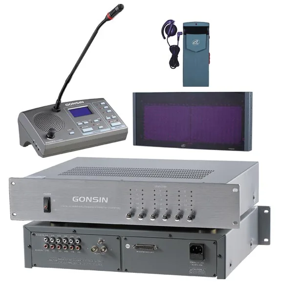 Wireless Simultaneous Interpret Digital Conference Equipments Microphone System Translate For Microphone System With Translate