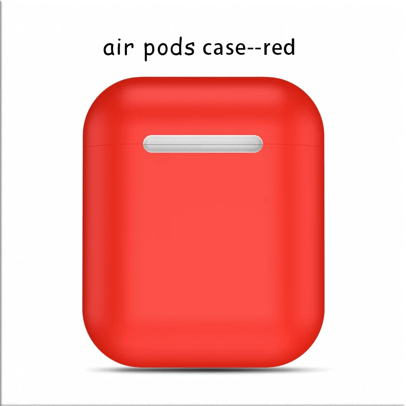 Soft Silicone Case Skin Sleeve Pouch Box For Air pod Shockproof Cover Earphone Cases Ultra Thin Case Air Pods Protector