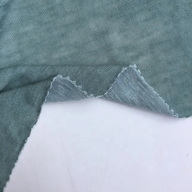 Chinese factory single knitted lenzing modal and recycled polyester fabric for garment shirt